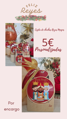 cajita de chuches Reyes Magos